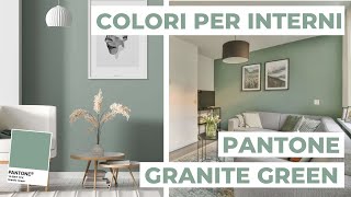 Colori per pareti come abbinare Pantone 2022 “Granite Green” – Analisi colore 20 [upl. by Marga]