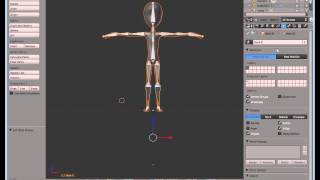 Tutorial Blender 3D  Comment animer un personnage avec un motion capture BVH [upl. by Arrad]