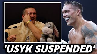 Oleksandr Usyk in SHOCK As He Gets SUSPENDED For This SHOCKING Reason Just Days After Big Win [upl. by Jordanna]