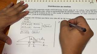 Distribución muestral de medias EJERCICIO [upl. by Imogen]