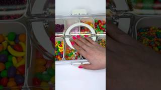 Candy restock asmr snacks snacklebox asmrrestock asmrsounds organized [upl. by Anahsahs749]