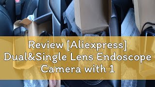 Review Aliexpress DualampSingle Lens Endoscope Camera with 1080P 8mm 43quot IPS Screen IP67 Waterproo [upl. by Hamon]