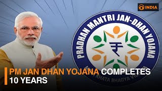 PM Jan Dhan Yojana completes 10 years  DD India [upl. by Adnilav]