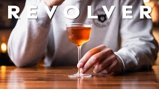 The REVOLVER  a bourbon lovers coffee cocktail 3 ingredients [upl. by Ettolrahc5]