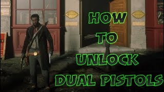 How To Unlock Dual Pistols  RDR2 Online [upl. by Ing]