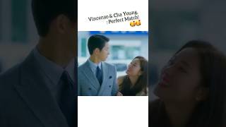 Vincenzo amp Chayoung A Dynamic Duos shorts kdrama vincenzo trending love asiandrama korean [upl. by Etnohc]