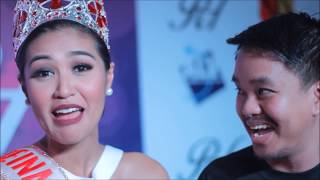 Reina Hispanoamericana 2017 Teresita Marquez answers Miss Universe questions Conan Interviews [upl. by Retxed217]