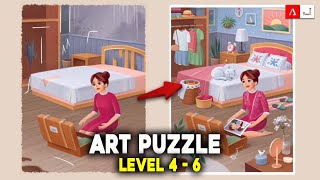 ART PUZZLE  ART GAMES LEVEL 4  6 GAMEPLAY WALKTHROUGH [upl. by Fiona]