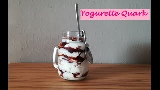 Yogurette Dessert Rezept  Yogurette Quark  Low Carb  Super lecker und schnell [upl. by Eicaj]