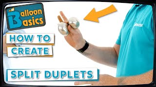 How to Make Split Duplet Balloons  Balloon Basics 54 [upl. by Eninaej]