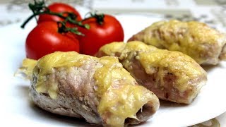 Мясные рулетики  Вертуны  Крученики с салом  Рулетики в духовке [upl. by Edmanda]