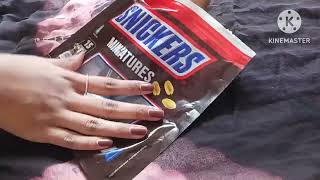 My review on snickers chocolate mini pack [upl. by Laynad]