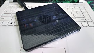 HP USB External DVDRW Drive Model  GP70N Unboxing amp Testing [upl. by Leakim]