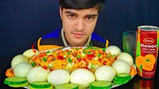 😱🔥 10 Maggi 🍜 10 EGG 🥚 Eating Challenge  Noodles With Egg Challenge  Asmr Eating Challenge [upl. by Yoo332]