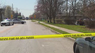 IMPD investigating shooting near Garfield Park Library [upl. by Bolme]