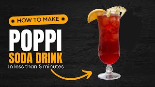 Homemade Poppi Soda Drink Recipe  Drinks Sweetly [upl. by Naillig720]