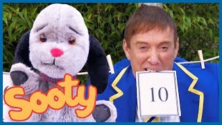 1 to 10 on the Washing Line  Learning to Count  The Sooty Show [upl. by Attenaz]