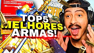 NOVO META ATUALIZADO 🥵 TOP 5 MELHORES ARMAS WARZONE amp REBIRTH [upl. by Htenaj357]