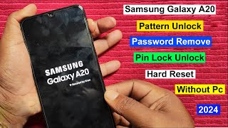 Samsung A20 Hard Reset  Factory Reset Samsung A20  Forget PinPasswordPattern Samsung A205FGM [upl. by Bunce]