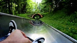 Summer Toboggan Run  Strobl am Wolfgangsee Right Lane  Austria [upl. by Legnaleugim]