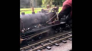 Coal Fired locomotive adventures at Brambleton on a wet Wednesday [upl. by Cychosz]