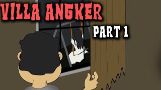 Penunggu Villa Angker Part 1  Animasi Horor Kartun Lucu  Warganet Life [upl. by Aokek]