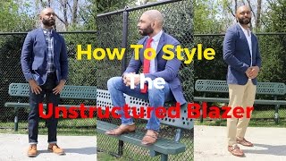 How To Style The Unstructured Blazer  A Spring Essential 3 Ways [upl. by Avelin]