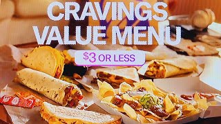 TACO BELL  TACO BELL COMMERCIAL 2024  LP GIOBBI  TACO BELL CRAVINGS VALUE MENU  COMMENT ON COMME [upl. by Aniratac]