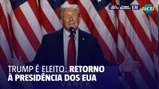 Donald Trump vence a eleição presidencial nos Estados Unidos [upl. by Demahom12]