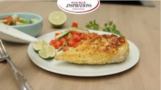 Recette Escalopes de poulet panées  TIPIAK [upl. by Ainadi399]