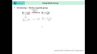 ORGANIC CONVERSIONS  Lower aliphatic alcohol to higher using Cyanide group Nitriles [upl. by Hallagan]