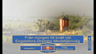 Avsnitt 1  EngelsforsDrambo Modelljärnväg  Från morgon till kväll [upl. by Sibell]