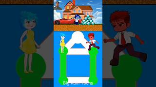 Alex amp Steve family Unites Together insideout2 minecraft animation funny cartoon [upl. by Lottie779]