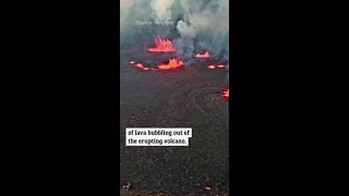 Amazing footage Hawaiis Kilauea volcano erupts [upl. by Odey465]