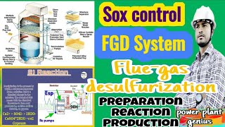 Flue gas desulfurization in power plant।।Sox control methods ।।Flue gas treatment plant [upl. by Germana493]