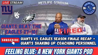 Giants embarrass Eagles  Raiders OL Coach Carmen Bricillo HIRED  Wink Martindale  MORE  NFL [upl. by Manton]