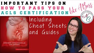 ACLS CERTIFICATION  IMPORTANT TIPS TO PASS THE ACLS CERTIFICATION LIKE A BOSS CHEAT SHEET GUIDE [upl. by Newberry]