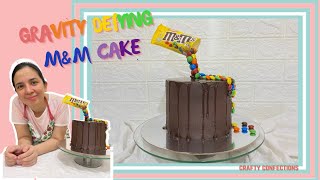 How To Make A Gravity Defying Cake Quick and Easy gravitycake tutorial [upl. by Carrel]