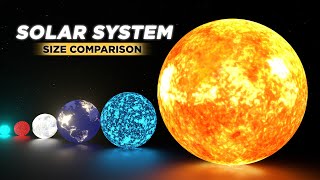 Solar System Size Comparison Universe Size 3D Comparison  Part 2 [upl. by Ynoble634]