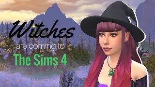 Witches are coming to the Sims 4 [upl. by Aralk]