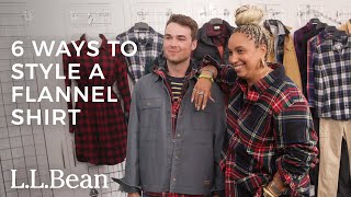 6 Ways to Style a Flannel Shirt [upl. by Ulund]