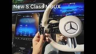 All New Mercedes Benz S Class MBUX NTG 7 [upl. by Ssej]