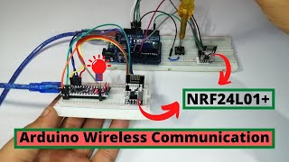 Arduino Wireless communication using NRF24L01 Transceiver Module [upl. by Jamima]