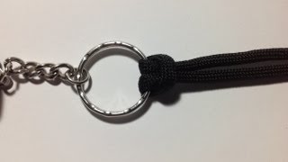 How to tie a Ring Hitch  with paracord [upl. by Rivy]