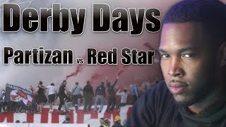 American Reacts To The Most INTENSE Atmosphere in Football Derby Days Partizan vs Red Star [upl. by Xel380]