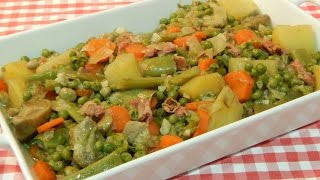 Receta fácil de menestra de verduras [upl. by Odracir68]