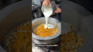 Full Making of Veg Biryani😳🥵 Indian Street Food [upl. by Pfosi]