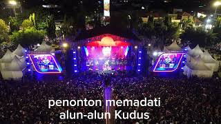 RHOMA IRAMA LIVE DI KUDUS VIA DRONE [upl. by Llehsor717]