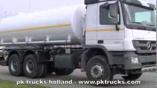 Mercedes Actros 3331 6x4 LindnerFischer water tank [upl. by Isej681]