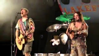 Hayseed Dixie  Highway to HellFree BirdTiny Dancer live at Lakefest  9th August 15 [upl. by Weidner]